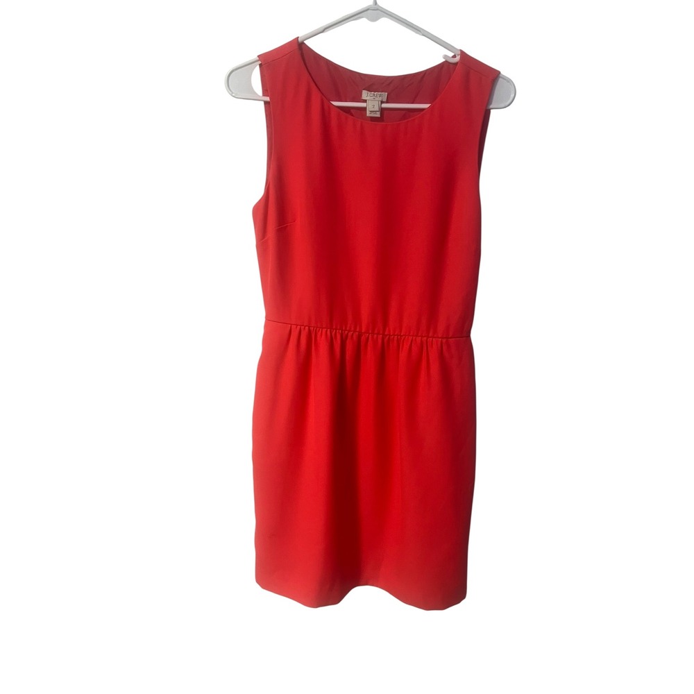 J. Crew Sleeveless‎ Sheath Dress - Lined, Fitted Waist - Size 2